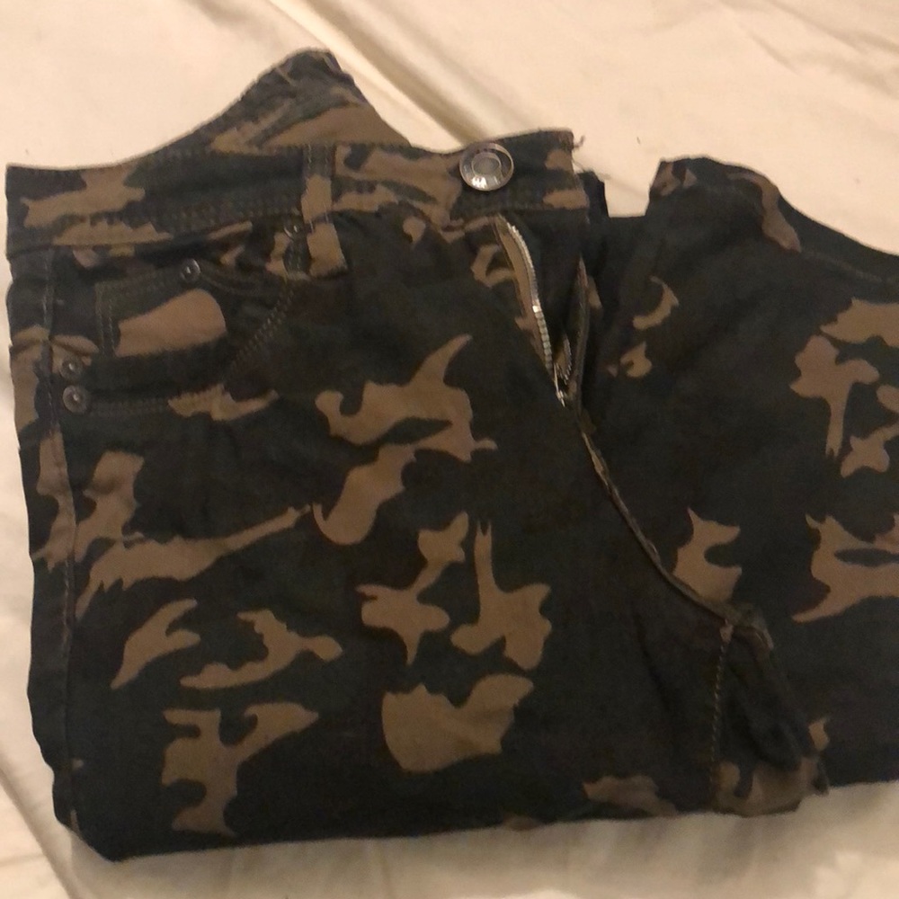 Army Fatigue Skinny Jeans